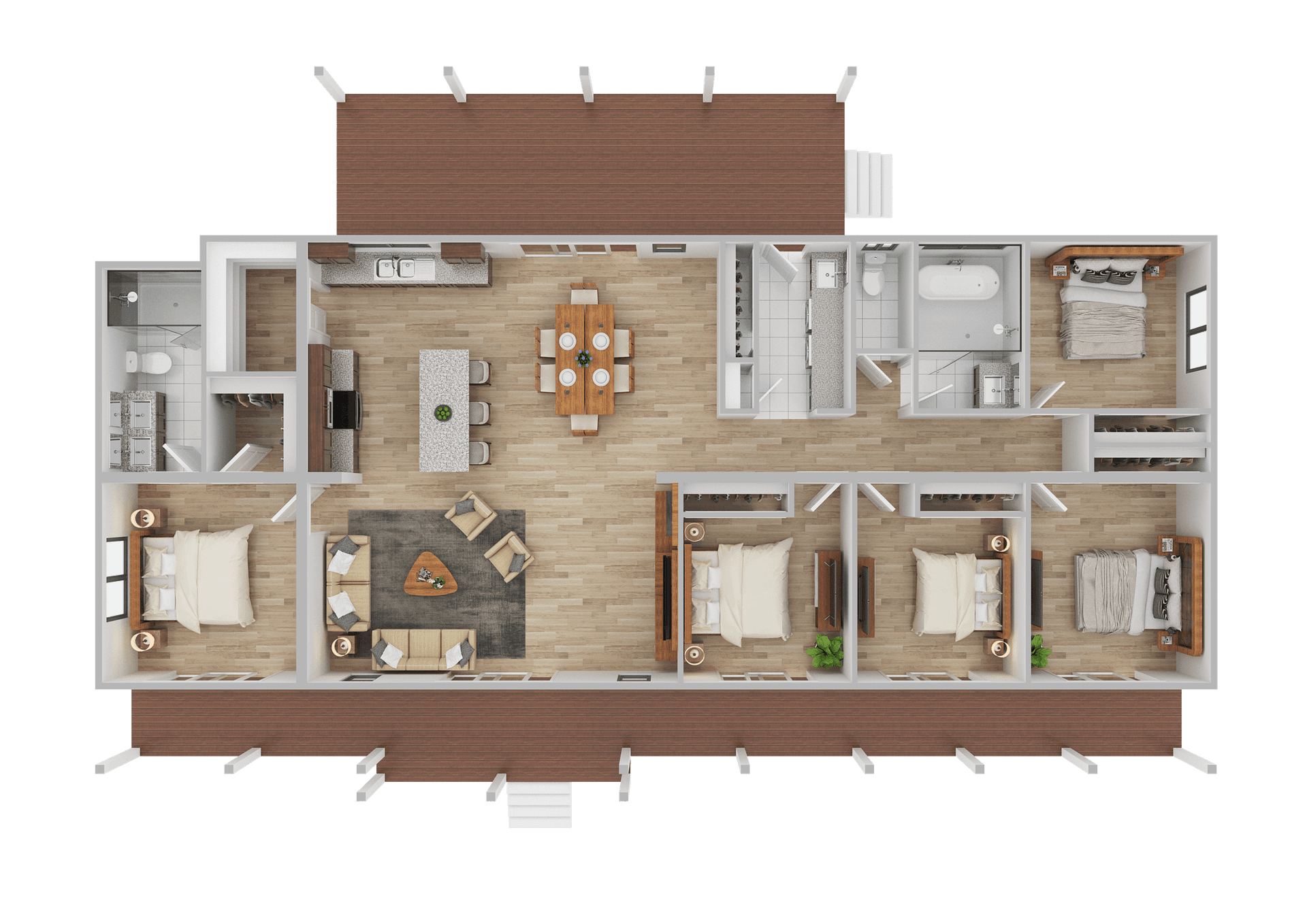 Oly Homes 5 bedroom Bribie modular family home