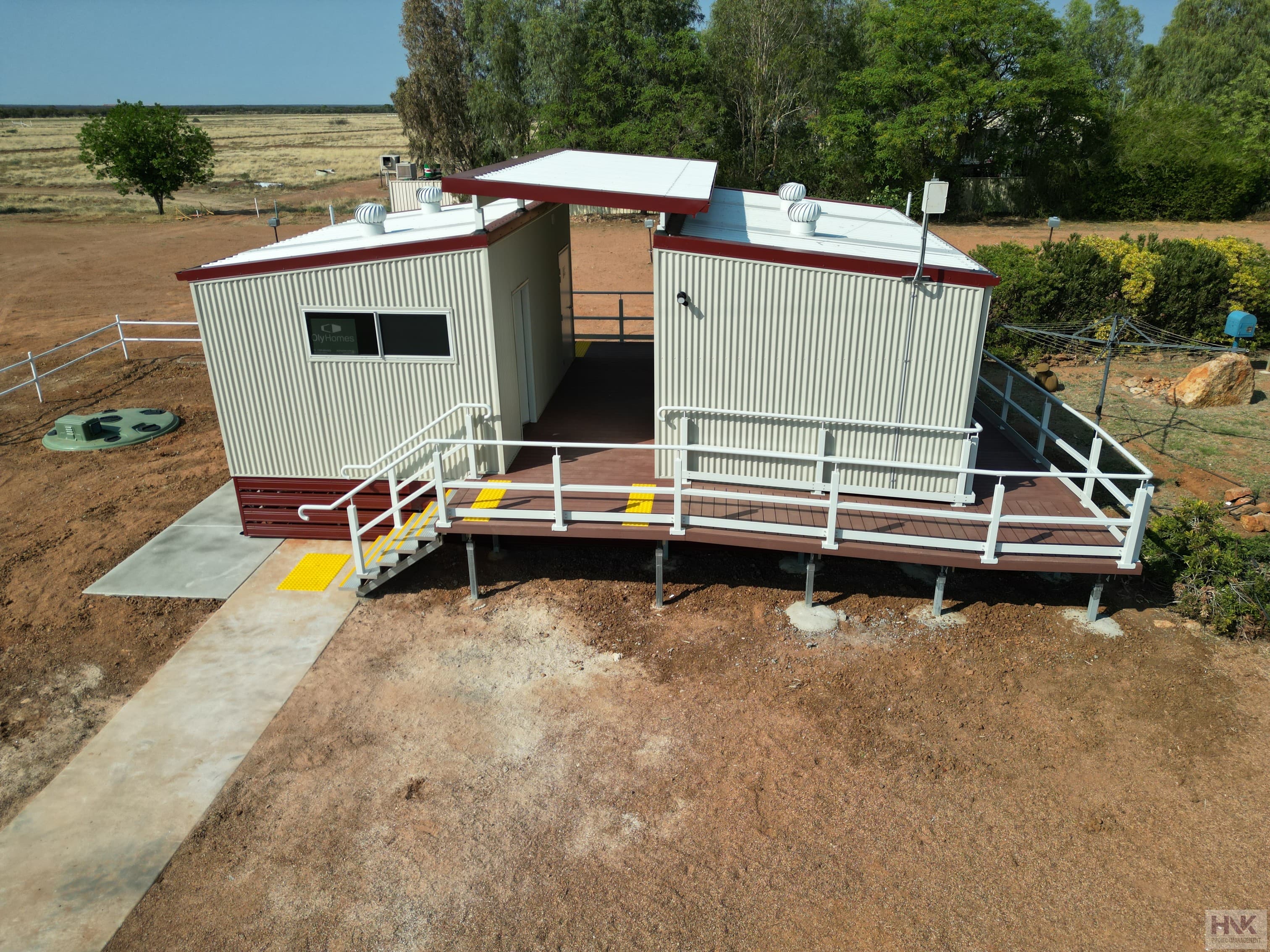 Oly Homes Modular amenities block and laundry